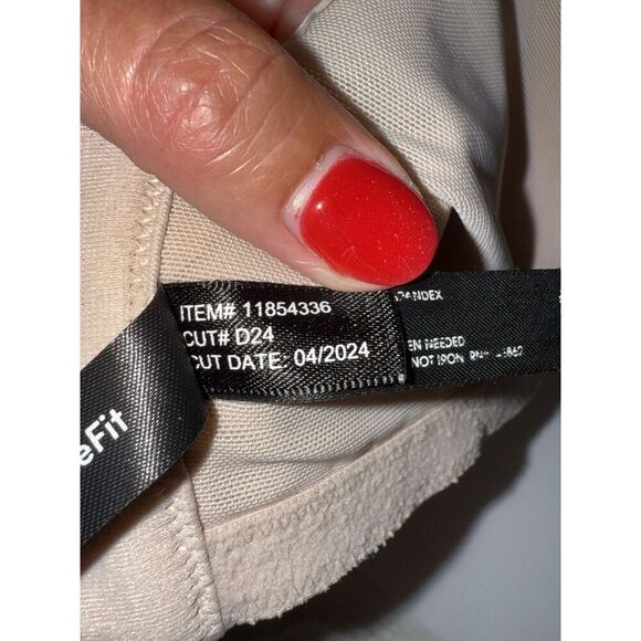 Torrid Curve Underwire Bra 44DDD Nude Beige Plunge Push-Up Convertible Strap - Picture 16 of 16